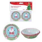 Набор форм д/конфет и выпечки бумажные Дед Мороз 6*2см 50шт Мультидом/VL2-97